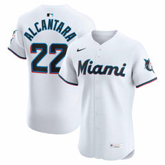 Sandy Alcantara Miami Marlins Nike Home Elite Jersey Lifestyle
