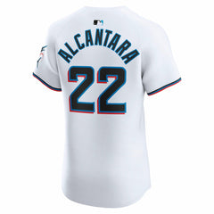 Sandy Alcantara Miami Marlins Nike Home Elite Jersey Lifestyle