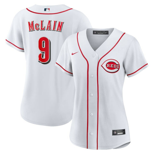 Matt McLain Cincinnati Reds Nike Women's Home Replica Jersey - White | MLB Jerseys
