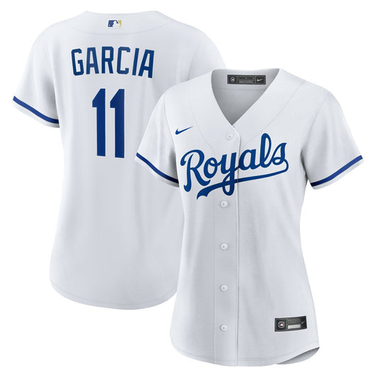 Maikel Garcia Kansas City Royals Nike Women's Home Replica Jersey - White | MLB Jerseys