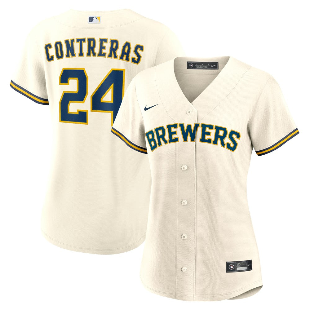 William Contreras Milwaukee Brewers Nike Women's Home Replica Jersey Online