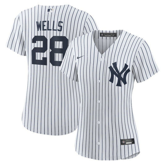 Austin Wells New York Yankees Nike Women's Home Replica Jersey - White | MLB Jerseys