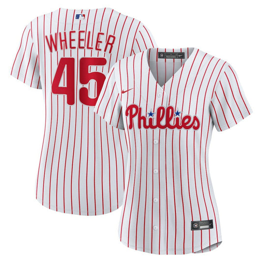 Zack Wheeler Philadelphia Phillies Nike Women's Home Replica Jersey - White | MLB Jerseys