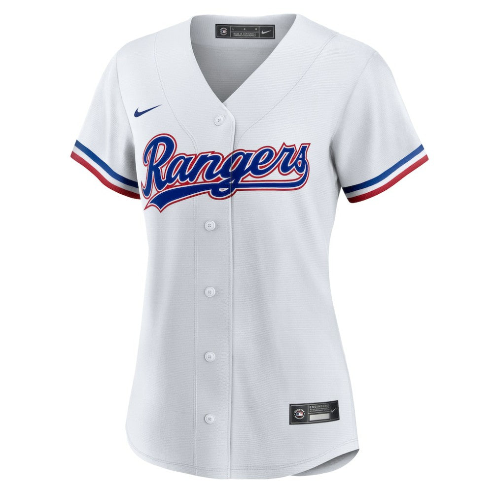 Jake Burger Texas Rangers Nike Women's Home Replica Jersey - White | MLB Jerseys