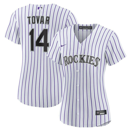 Ezequiel Tovar Colorado Rockies Nike Women's Home Replica Jersey - White | MLB Jerseys