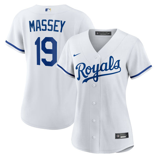 Michael Massey Kansas City Royals Nike Women's Home Replica Jersey - White | MLB Jerseys