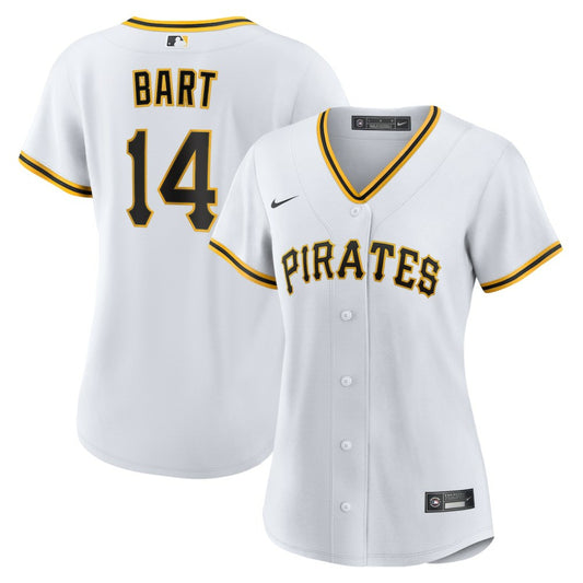 Joey Bart Pittsburgh Pirates Nike Women's Home Replica Jersey - White | MLB Jerseys