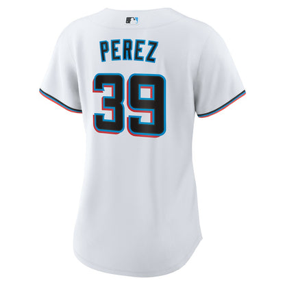 Eury Perez Miami Marlins Nike Women's Home Replica Jersey - White | MLB Jerseys