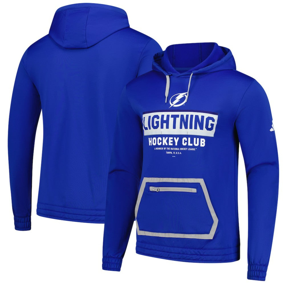 Tampa Bay Lightning - adidas Team Pullover Hoodie Blue