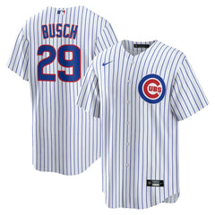 Michael Busch Chicago Cubs Nike Home Replica Jersey Lifestyle