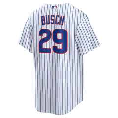 Michael Busch Chicago Cubs Nike Home Replica Jersey Lifestyle