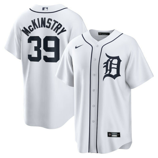 Zach McKinstry Detroit Tigers Nike Home Replica Jersey - White | MLB Jerseys