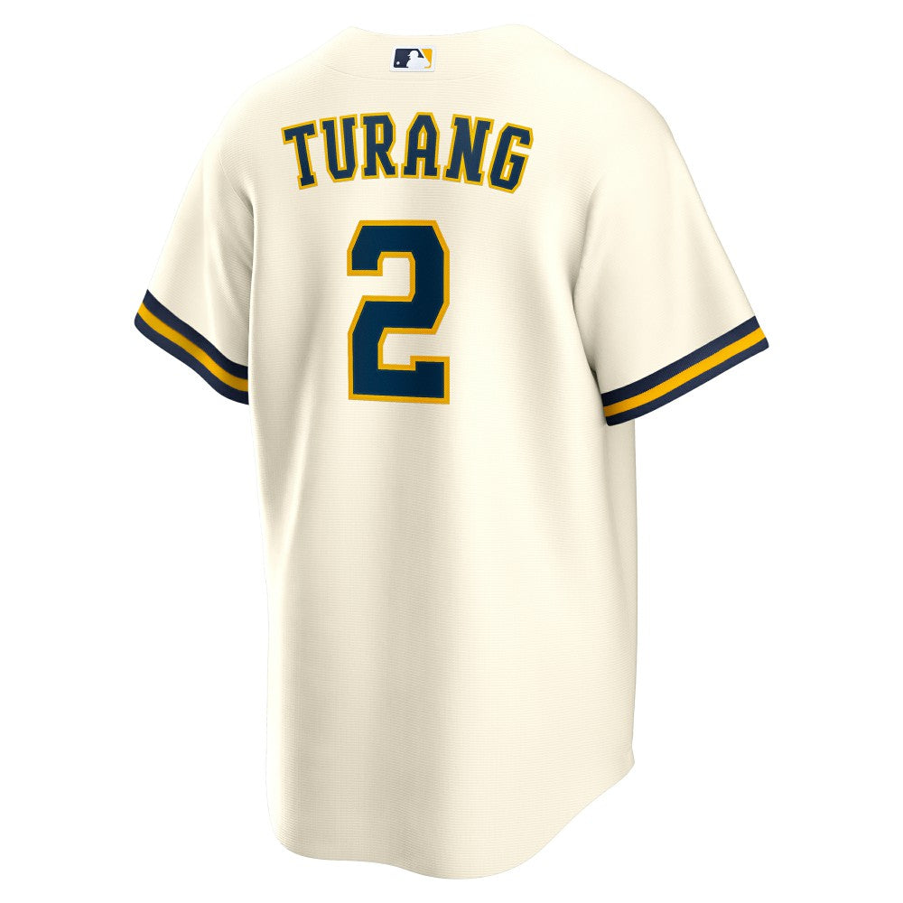 Brice Turang Milwaukee Brewers Nike Home Replica Jersey for sale