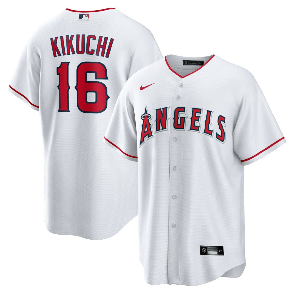 Yusei Kikuchi Los Angeles Angels Nike Home Replica Jersey Clearance