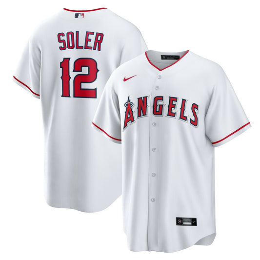 Jorge Soler Los Angeles Angels Nike Home Replica Jersey - White | MLB Jerseys