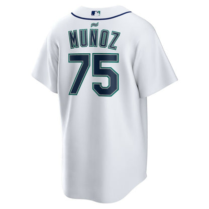 Andres Munoz Seattle Mariners Nike Home Replica Jersey - White | MLB Jerseys