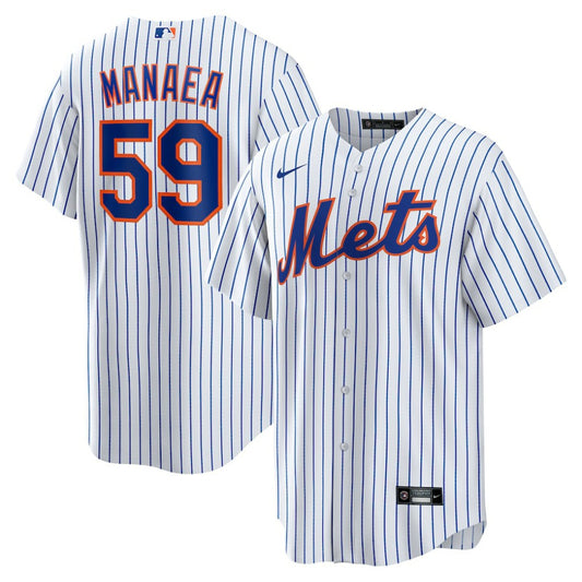 Sean Manaea New York Mets Nike Home Replica Jersey - White | MLB Jerseys