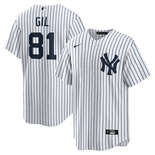 Luis Gil New York Yankees Nike Home Replica Jersey - White | MLB Jerseys