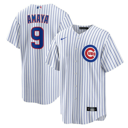 Miguel Amaya Chicago Cubs Nike Home Replica Jersey - White | MLB Jerseys