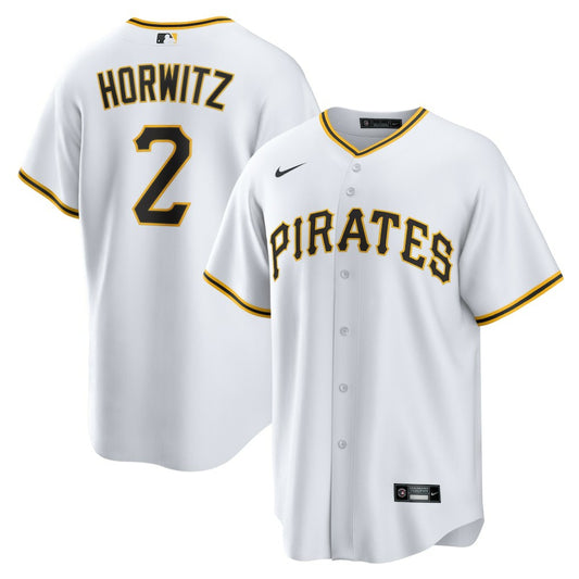 Spencer Horwitz Pittsburgh Pirates Nike Home Replica Jersey - White | MLB Jerseys