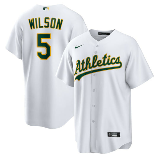 Jacob Wilson Athletics Nike Home Replica Jersey - White | MLB Jerseys