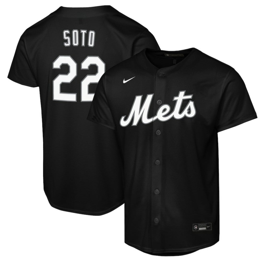 Juan Soto New York Mets Nike  Youth Replica Fashion Jersey Lifestyle