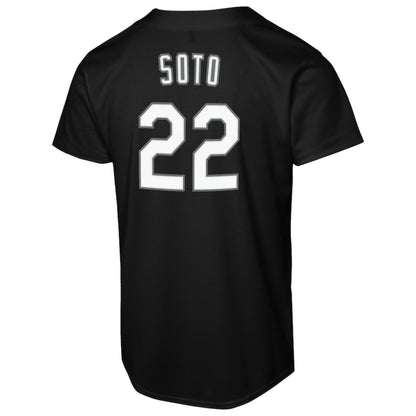 Juan Soto New York Mets Nike  Youth Replica Fashion Jersey - Black | MLB Jerseys
