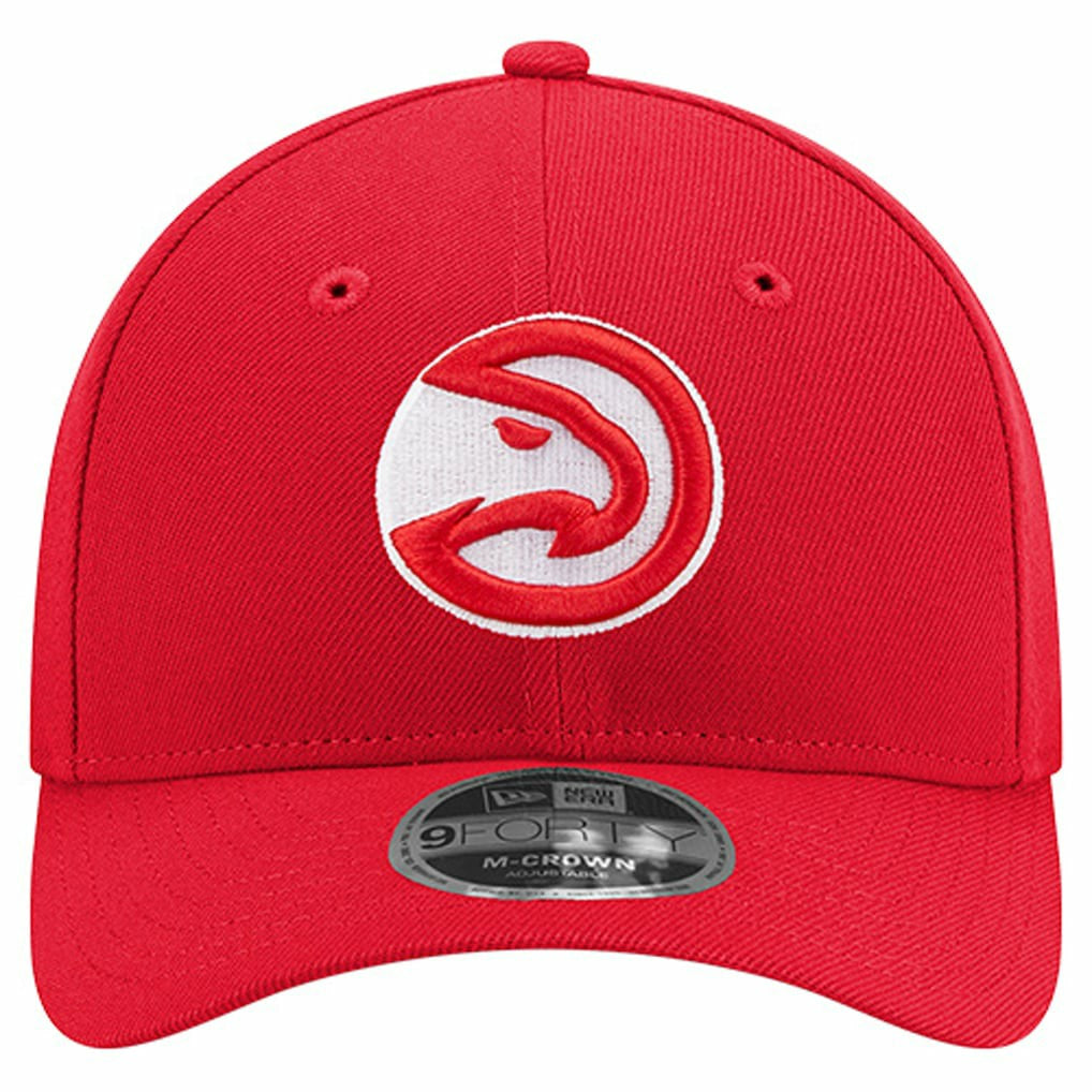 New Era - Atlanta Hawks 9FORTY Stock M-Crown Adjustable Hat - Red