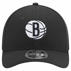 New Era - Brooklyn Nets 9FORTY Stock M-Crown Adjustable Hat - Black