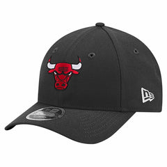 New Era - Chicago Bulls 9FORTY Stock M-Crown Adjustable Hat - Black