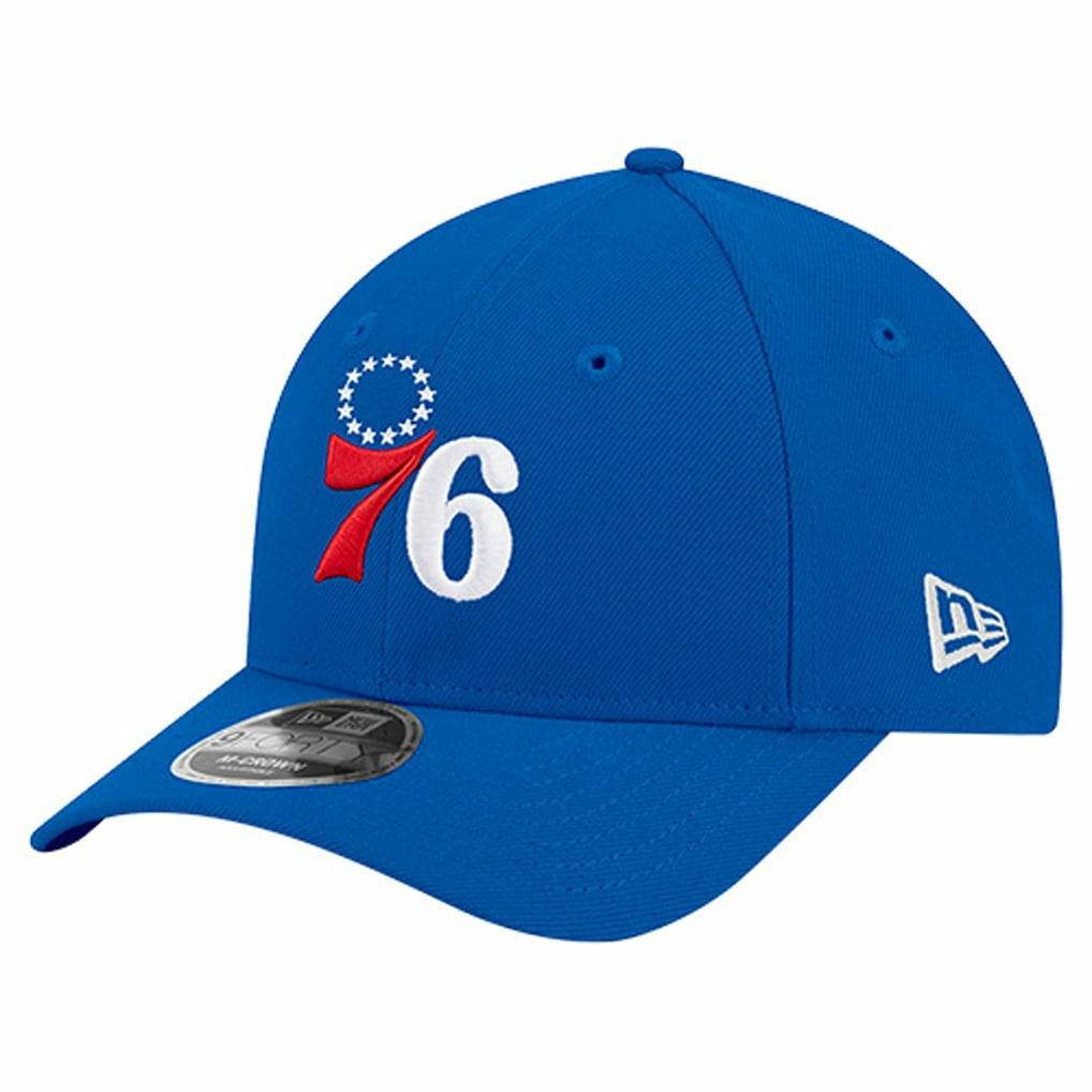 New Era - Philadelphia 76ers 9FORTY Stock M-Crown Adjustable Hat - Royal