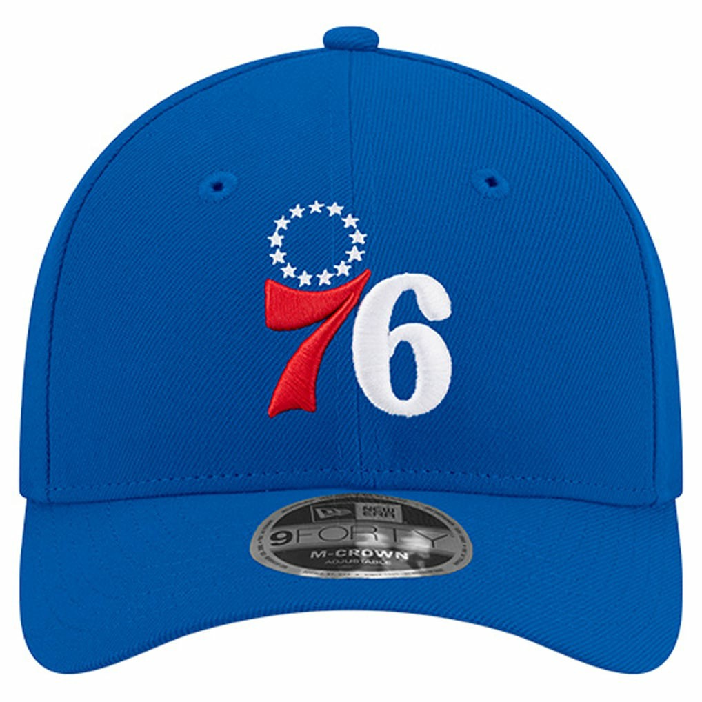 New Era - Philadelphia 76ers 9FORTY Stock M-Crown Adjustable Hat - Royal