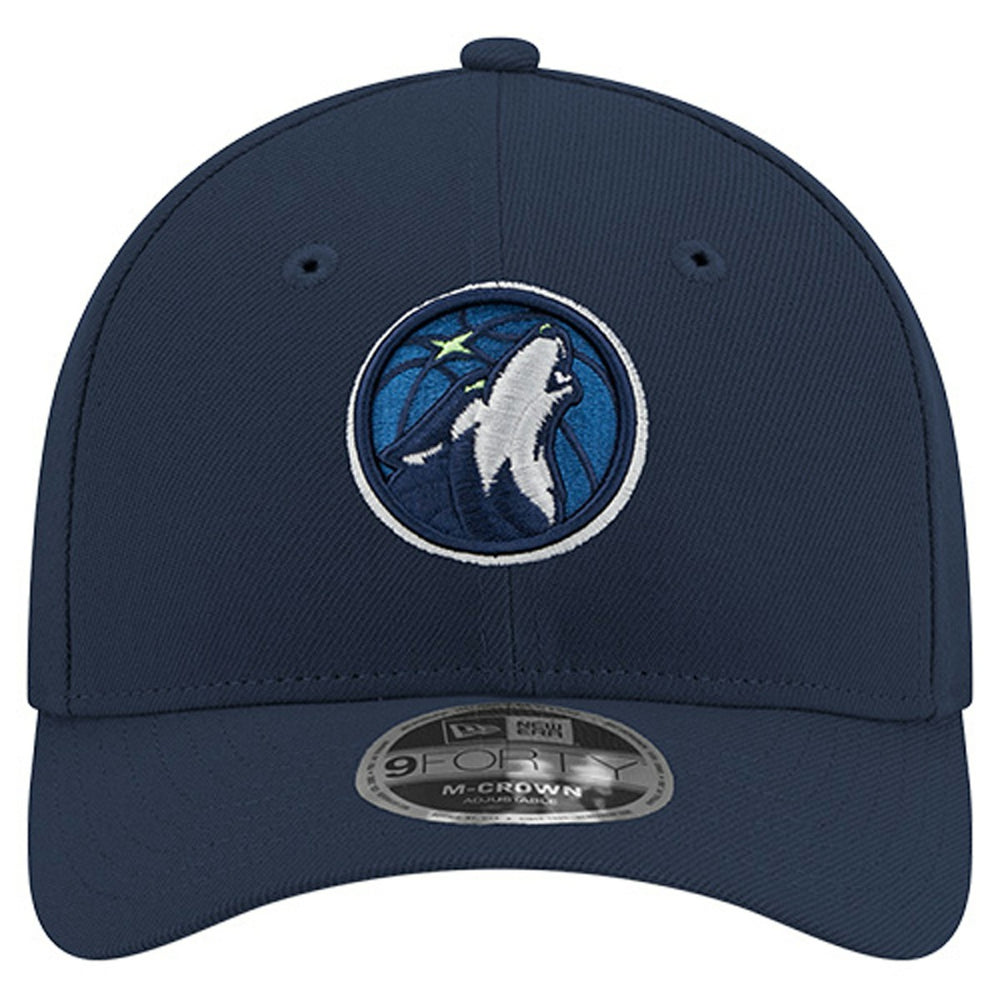 New Era - Minnesota Timberwolves 9FORTY Stock M-Crown Adjustable Hat - Navy