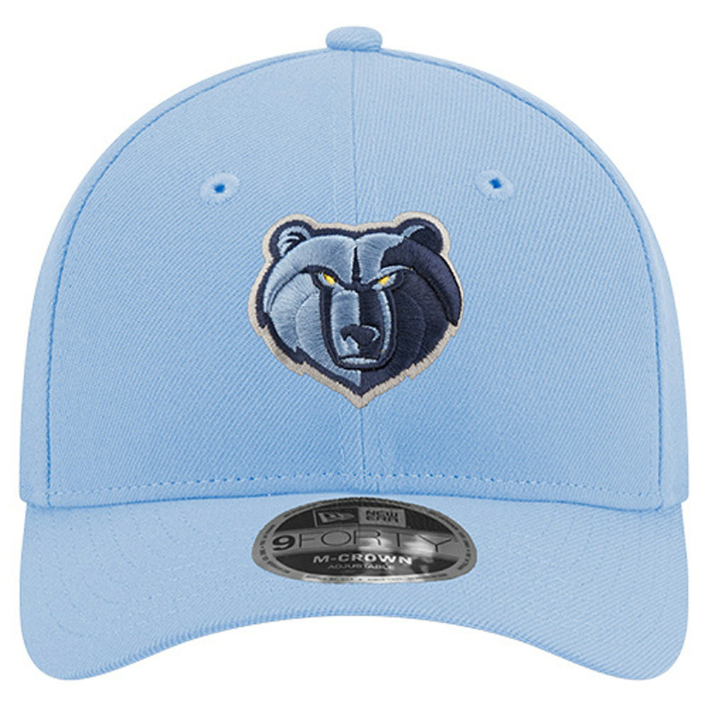 New Era - Memphis Grizzlies 9FORTY Stock M-Crown Adjustable Hat - Light Blue