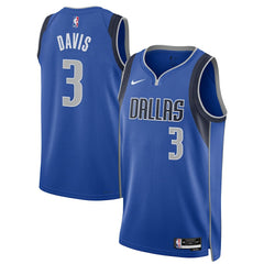 Nike - Anthony Davis Dallas Mavericks Unisex Swingman Player Jersey - Icon Editi- Blue