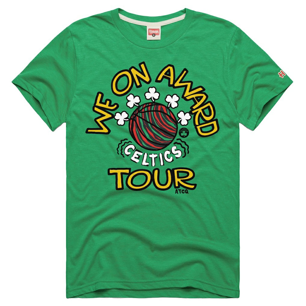 NBA - Boston Celtics Homage A Tribe Called Quest x NBA We On Award Tour T-Shirt - Green
