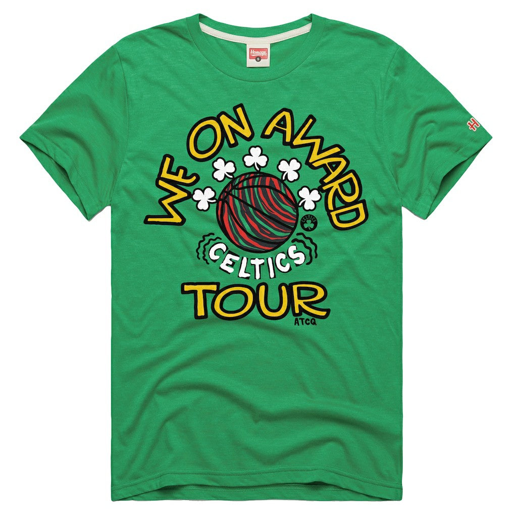 NBA - Boston Celtics Homage A Tribe Called Quest x NBA We On Award Tour T-Shirt - Green