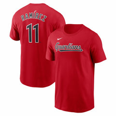 Jose Ramirez Cleveland Guardians Nike Fuse Name & Number T-Shirt discount