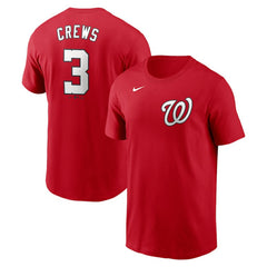 Dylan Crews Washington Nationals Nike Fuse Name & Number T-Shirt for sale