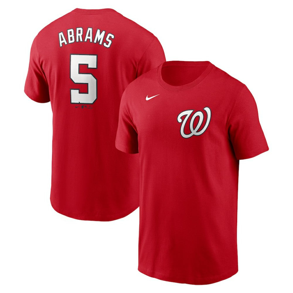 CJ Abrams Washington Nationals Nike Fuse Name & Number T-Shirt Near Me