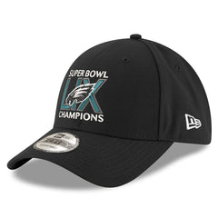 Philadelphia Eagles New Era Super Bowl LIX Champions 9FORTY Adjustable Hat Black - NFL