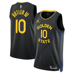 NBA - Jimmy Butler Golden State Warriors Jordan Brand Unisex Swingman Jersey - Statement Editi- Black