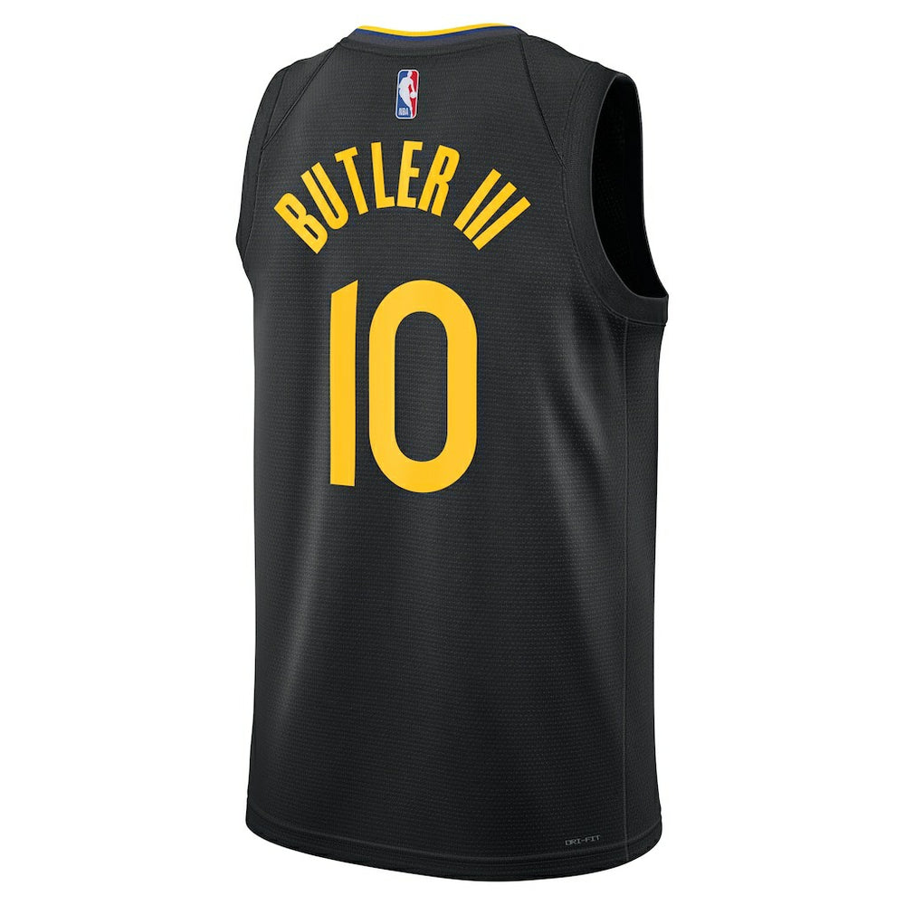 NBA - Jimmy Butler Golden State Warriors Jordan Brand Unisex Swingman Jersey - Statement Editi- Black