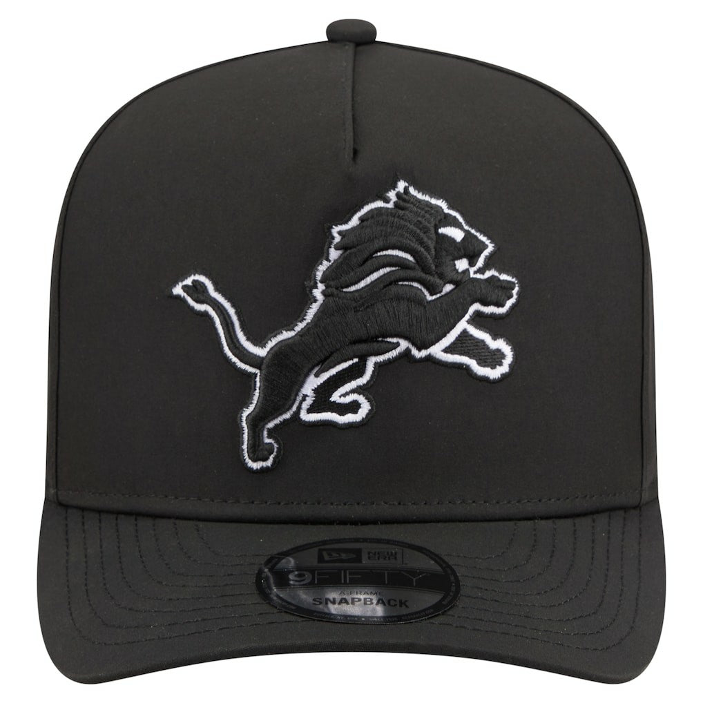 Detroit Lions New Era Gore-Tex A-Frame 9FIFTY Adjustable Hat Black - NFL