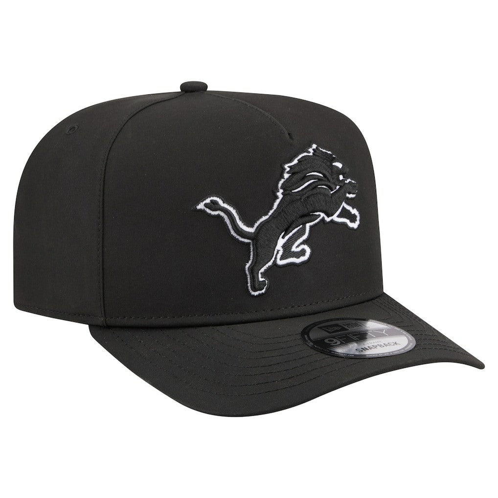 Detroit Lions New Era Gore-Tex A-Frame 9FIFTY Adjustable Hat Black - NFL