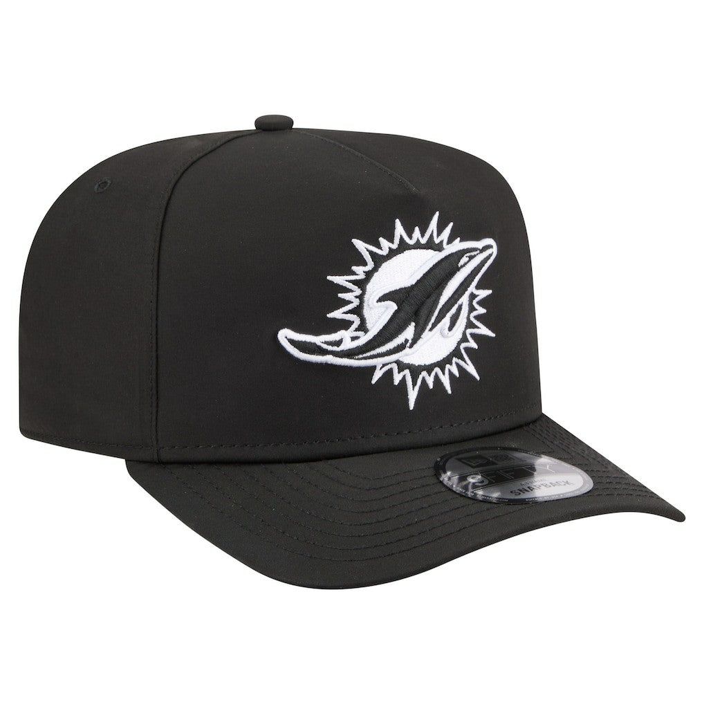Miami Dolphins New Era Gore-Tex A-Frame 9FIFTY Adjustable Hat Black - NFL