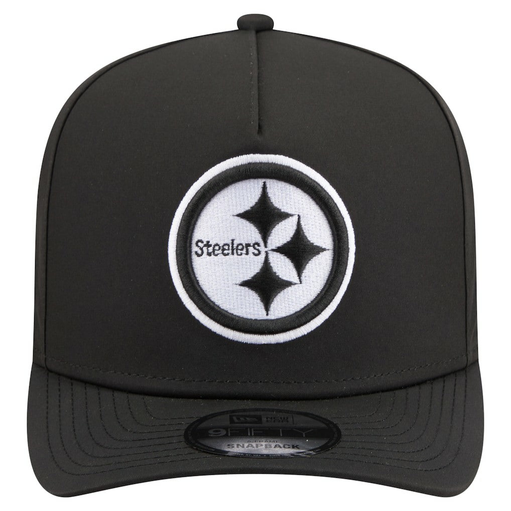Pittsburgh Steelers New Era Gore-Tex A-Frame 9FIFTY Adjustable Hat Black - NFL