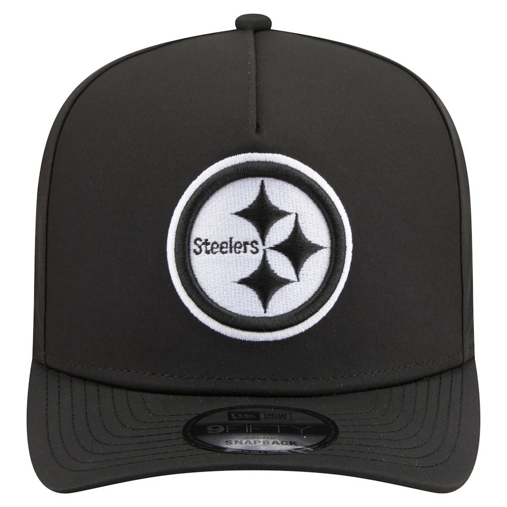 Pittsburgh Steelers New Era Gore-Tex A-Frame 9FIFTY Adjustable Hat Black - NFL