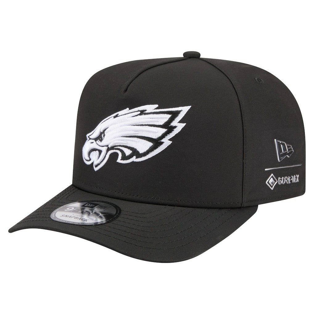 Philadelphia Eagles New Era Gore-Tex A-Frame 9FIFTY Adjustable Hat Black - NFL