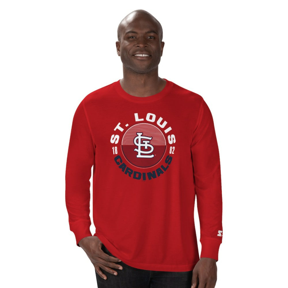 St. Louis Cardinals Starter Halftime Long Sleeve T-Shirt On Sale